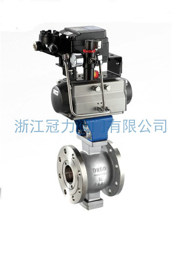 V型球閥：零部件少，使用操作方便！